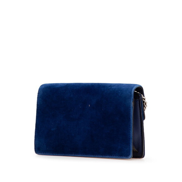 Gucci Dionysus Chain Crossbody Shoulder Bag Blue Velvet - Picture 2 of 9